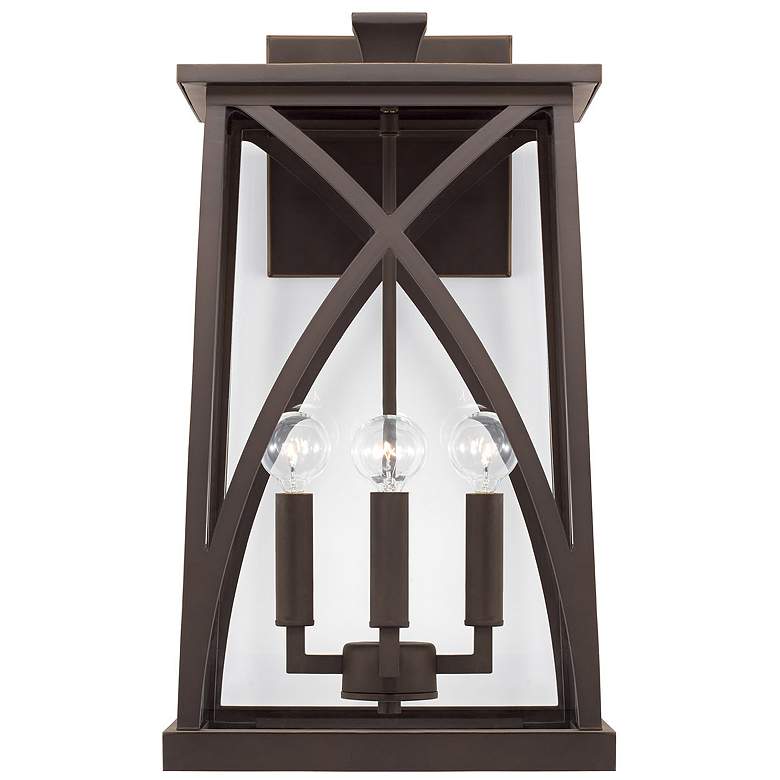 Image 6 Capital Lighting Marshall 4 Light Outdoor Wall-Lantern Oiled Bronze more views