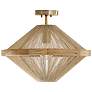 2_Capital Lighting Maya 19 3/4" Brass and Natural Jute Ceiling Light