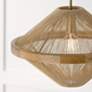 6_Capital Lighting Maya 19 3/4" Brass and Natural Jute Ceiling Light more views