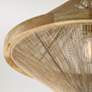 7_Capital Lighting Maya 19 3/4" Brass and Natural Jute Ceiling Light more views