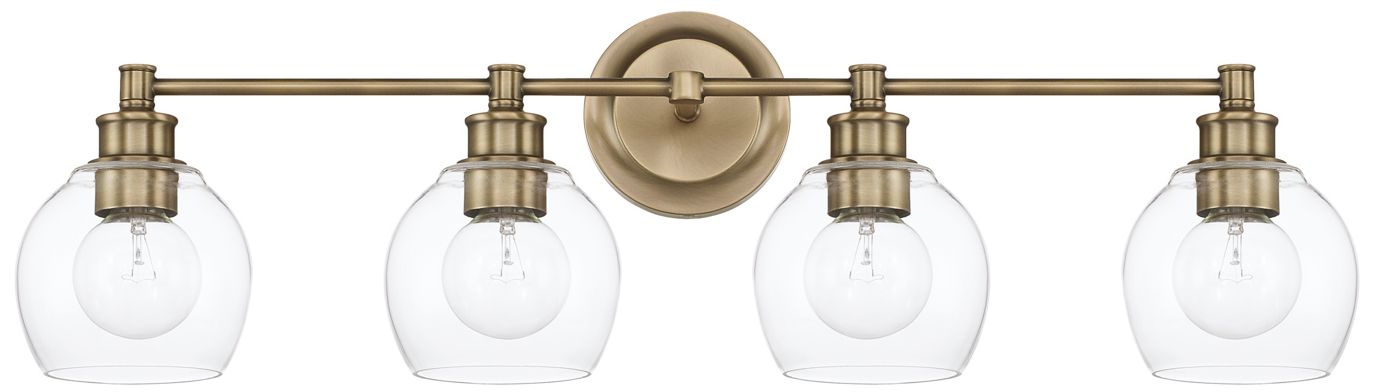 Capital Lighting Mid Century Brass - Antique Brass Collection