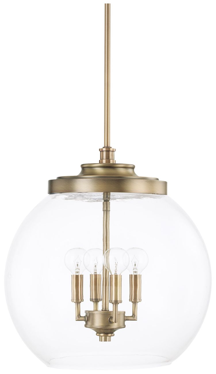 Capital Lighting Mid Century Brass - Antique Brass Collection