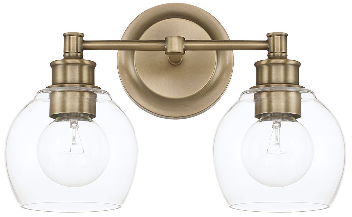 Capital Lighting Mid Century Brass - Antique Brass Collection