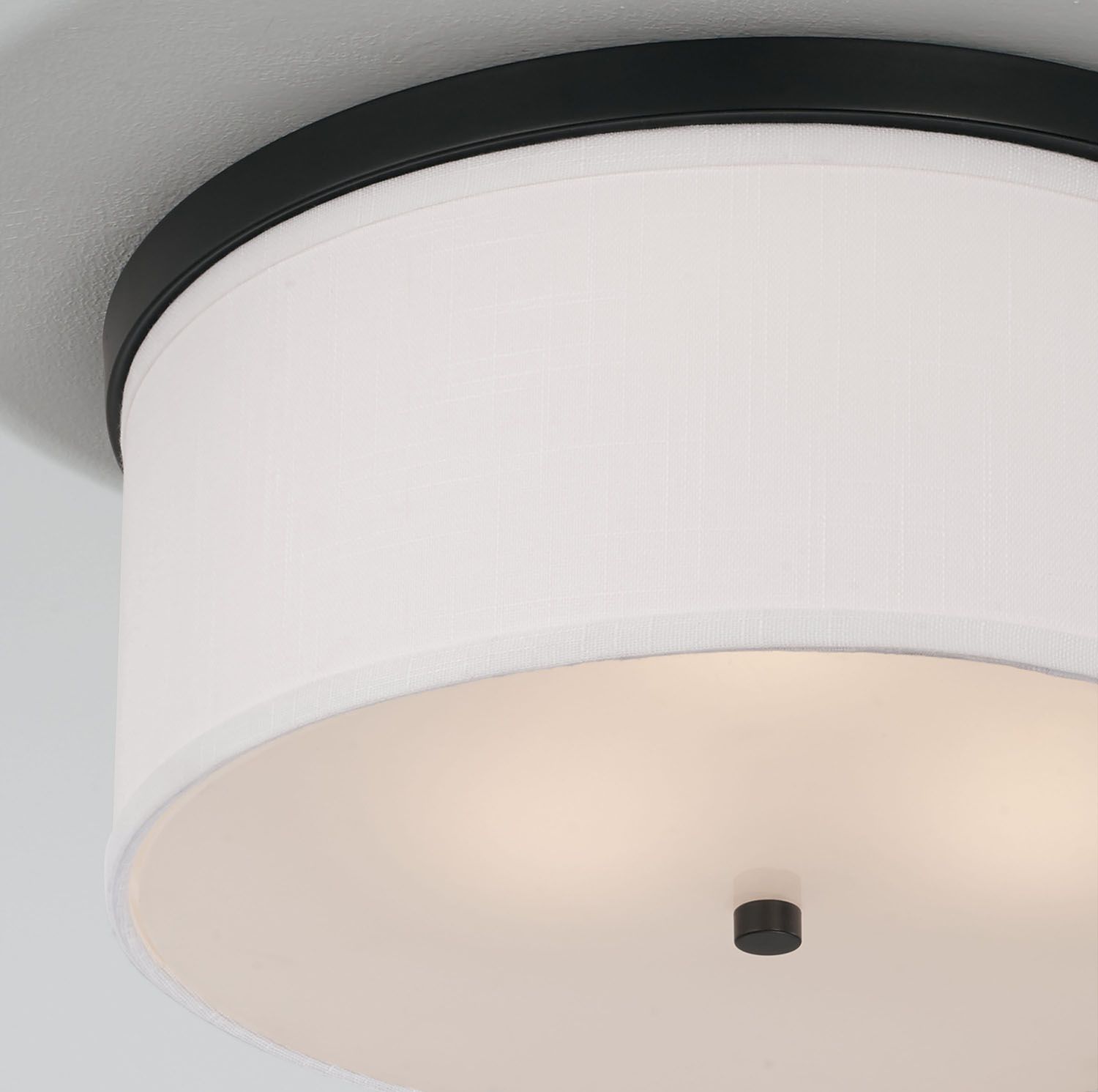 Image 3 Capital Lighting Midtown 3 Light Flush 15.75" Matte Black more views