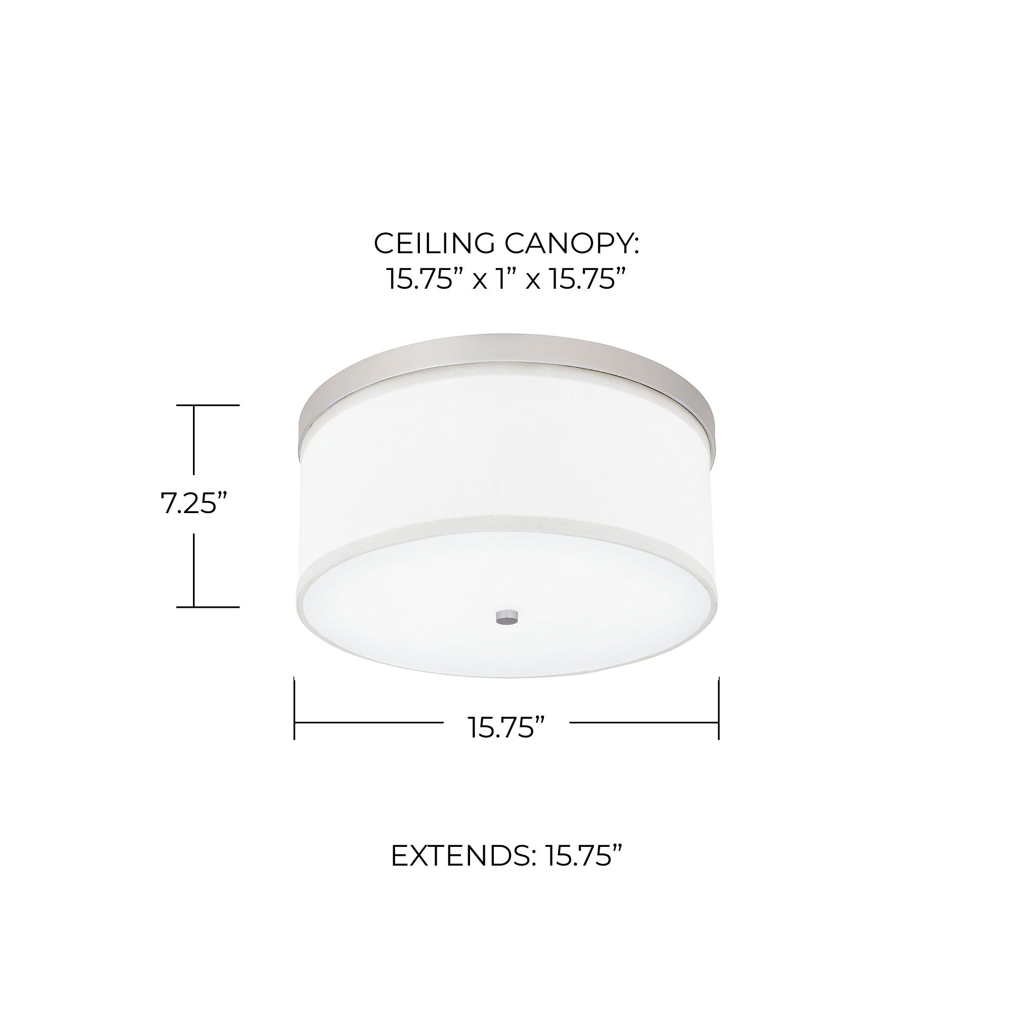 Image 2 Capital Lighting Midtown 3 Light Flush 15.75" Matte Nickel more views