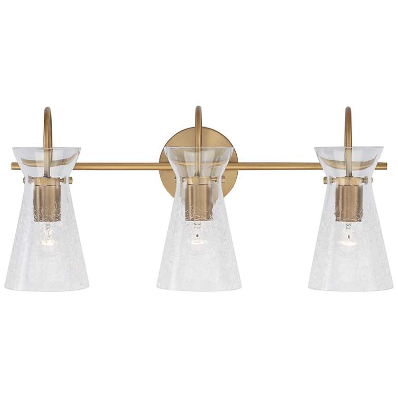 Image 2 Capital Lighting Mila 24 inch Wide Aged Brass 3-Light Bath Light