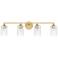 Capital Lighting Milan 4 Light Vanity Capital Gold