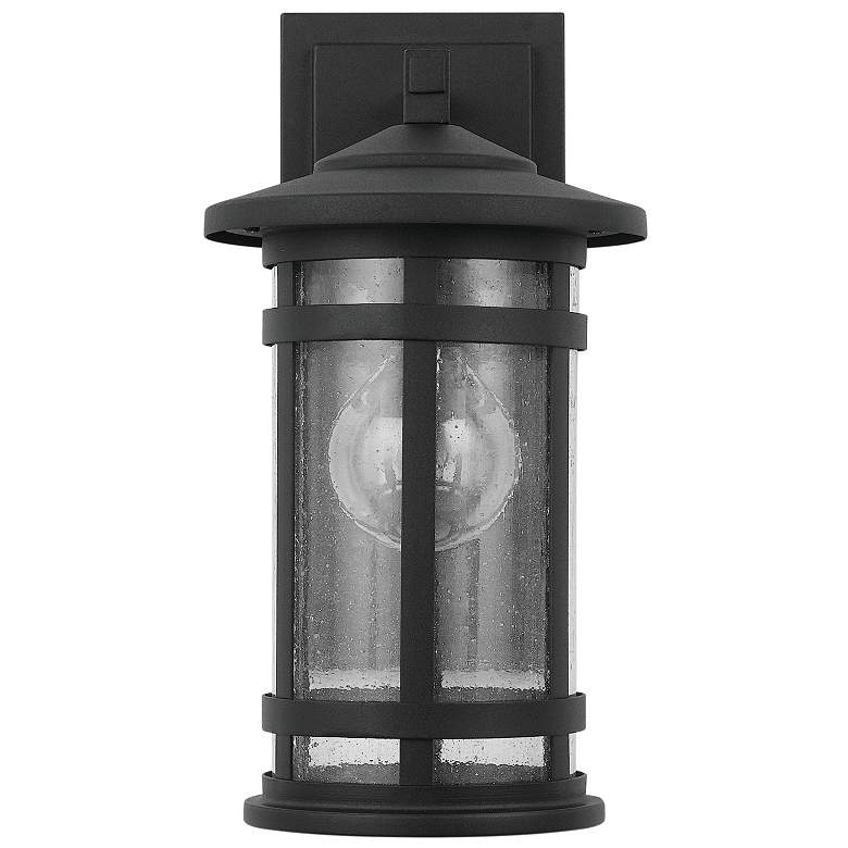 Image 1 Capital Lighting Mission Hills 1 Light Outdoor Wall-Lantern Black