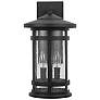 2_Capital Lighting Mission Hills 2 Light Outdoor Wall-Lantern Black