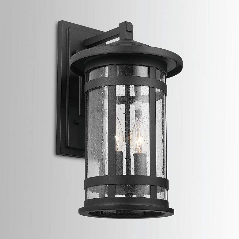 Image 1 Capital Lighting Mission Hills 2 Light Outdoor Wall-Lantern Black