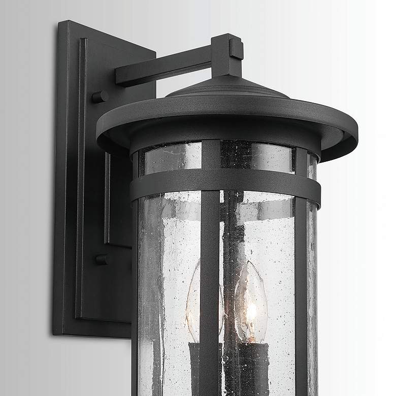 Image 3 Capital Lighting Mission Hills 2 Light Outdoor Wall-Lantern Black more views