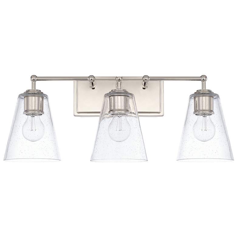 Image 1 Capital Lighting Murphy 3 Light Vanity Polished Nickel