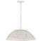 Capital Lighting Naomi 21" Wide Chalk White Rattan Pendant Light