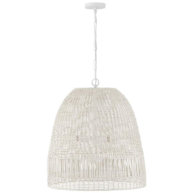 Image 1 Capital Lighting Naomi 3 Light Pendant Chalk White