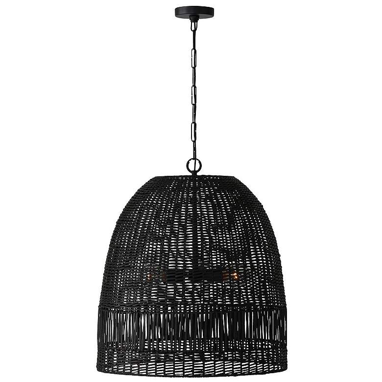 Image 2 Capital Lighting Naomi 3 Light Pendant Matte Black