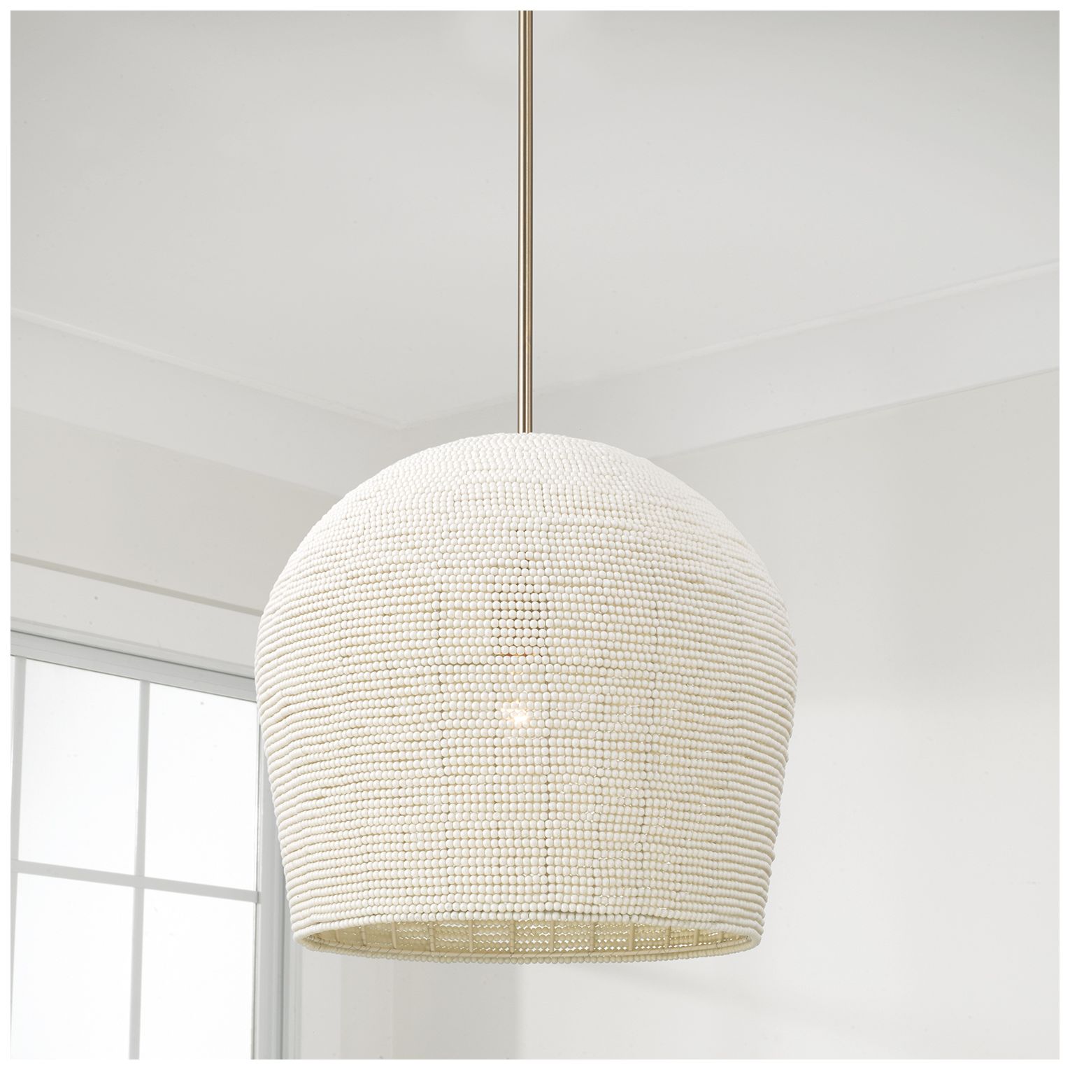 Image 4 Capital Lighting Natalia 1 Light Pendant 16.75" Aged Brass more views