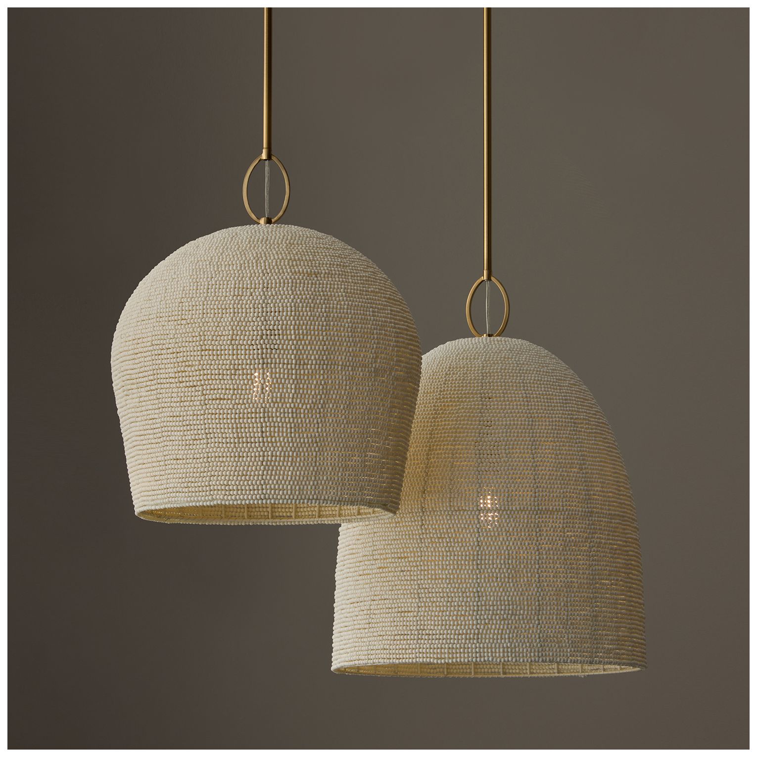 Image 7 Capital Lighting Natalia 1 Light Pendant 18" Aged Brass more views