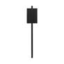 Capital Lighting Nate 1 Light Outdoor Large Wall Lantern 8" Black