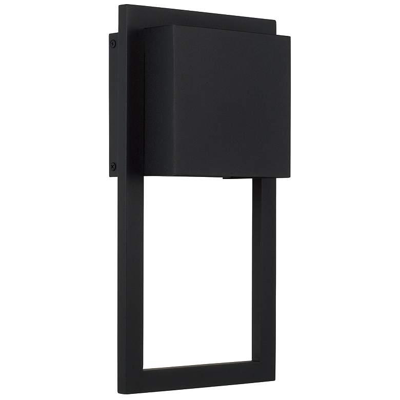 Image 1 Capital Lighting Nate 1 Light Outdoor Medium Wall Lantern 8" Black