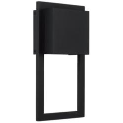 Capital Lighting Nate 1 Light Outdoor Medium Wall Lantern 8" Black