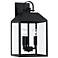 Capital Lighting Nelson 3 Light Outdoor Wall Lantern 8.5" Black