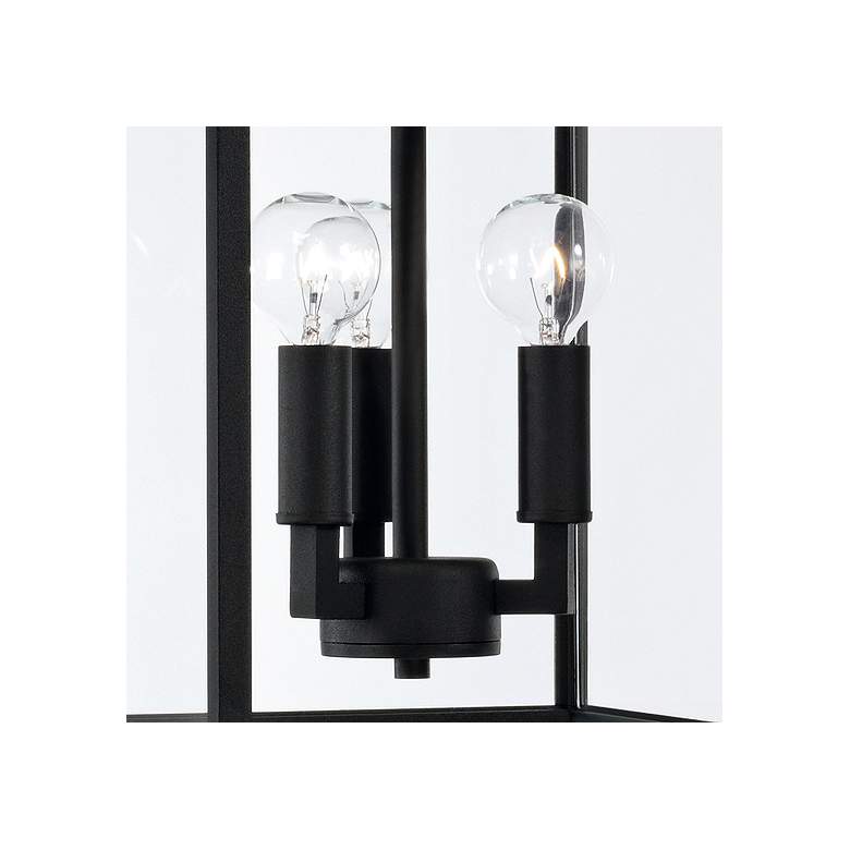 Image 3 Capital Lighting Nelson 3 Light Outdoor Wall Lantern 8.5" Black more views