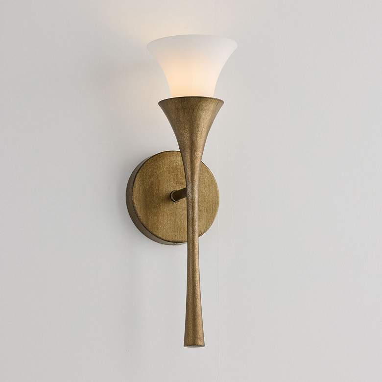 Image 1 Capital Lighting Nola 1 Light Sconce 5" Mystic Luster