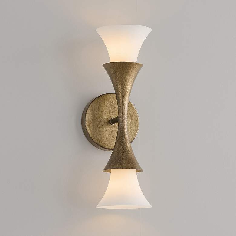 Image 1 Capital Lighting Nola 2 Light Sconce 5" Mystic Luster