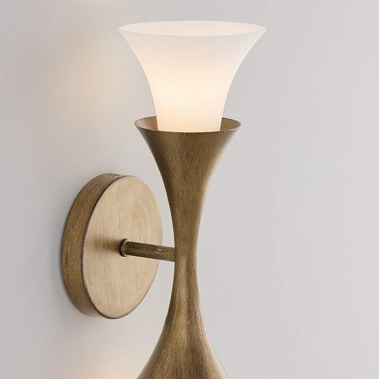 Image 3 Capital Lighting Nola 2 Light Sconce 5" Mystic Luster more views