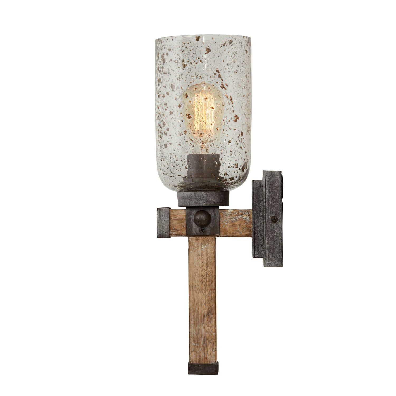 Image 5 Capital Lighting Nolan 1 Light Sconce 5" Urban Wash more views