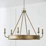 1_Capital Lighting Nole 6 Light Chandelier Mystic Luster