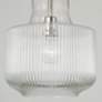 5_Capital Lighting Nyla 11" Nickel with Clear Fluted Glass Mini Pendant more views