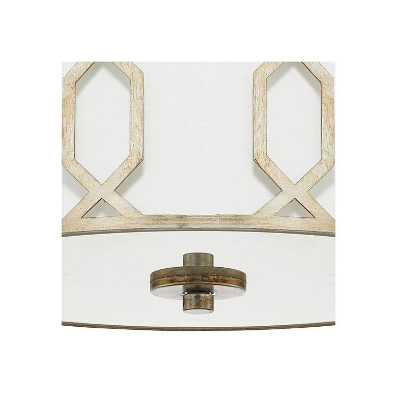 Image 3 Capital Lighting Opal 3 Light Flush Mount Winter Gold more views