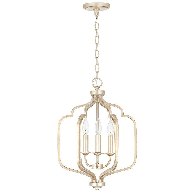 Image 1 Capital Lighting- Ophelia 3-Light Foyer- 14.25" Winter Gold
