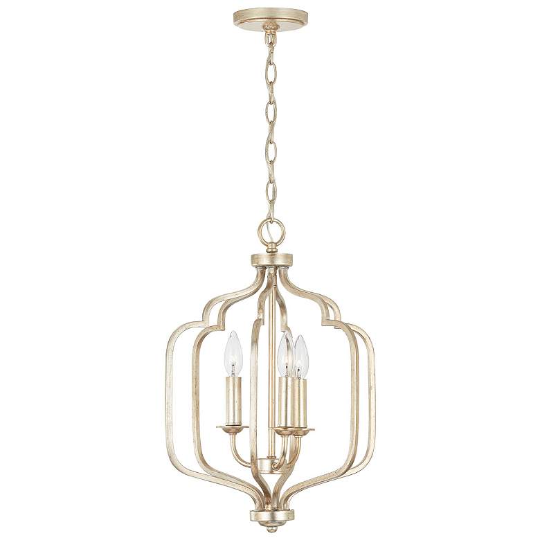 Image 4 Capital Lighting- Ophelia 3-Light Foyer- 14.25" Winter Gold more views