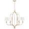 Capital Lighting Ophelia 30 3/4" Winter Gold Candelabra Chandelier