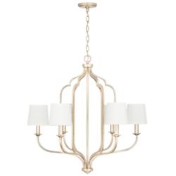 Capital Lighting Ophelia 30 3/4" Winter Gold Candelabra Chandelier