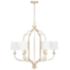 Capital Lighting Ophelia 30 3/4" Winter Gold Candelabra Chandelier