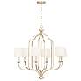 5_Capital Lighting Ophelia 30 3/4" Winter Gold Candelabra Chandelier more views