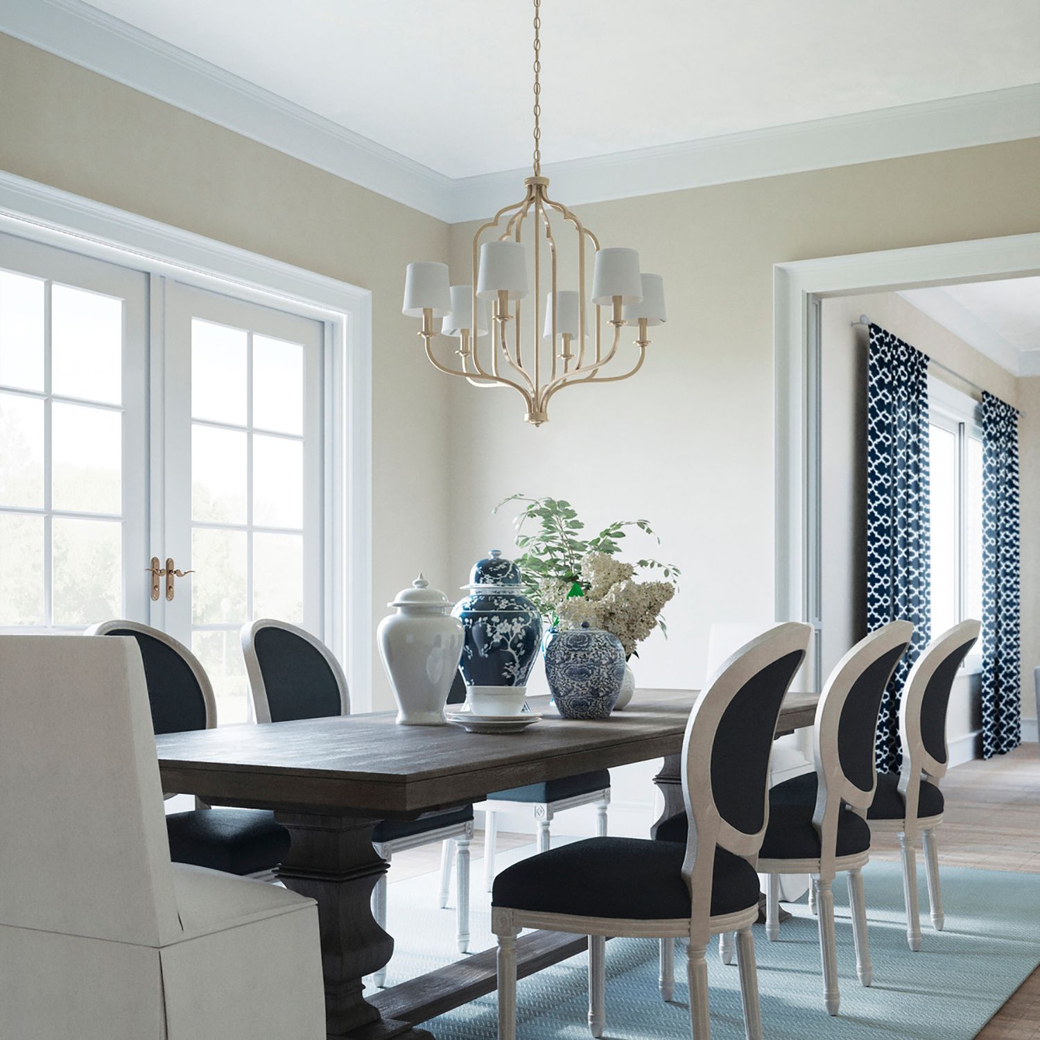 Image 7 Capital Lighting Ophelia 30 3/4" Winter Gold Candelabra Chandelier more views