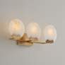 1_Capital Lighting Oriya 23 3/4" Wide Brass 3-Glass Vanity Bath Light