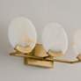 4_Capital Lighting Oriya 23 3/4" Wide Brass 3-Glass Vanity Bath Light more views