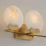 6_Capital Lighting Oriya 23 3/4" Wide Brass 3-Glass Vanity Bath Light more views