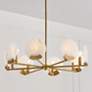 1_Capital Lighting Oriya 8 Light Chandelier 27.75" Aged Brass