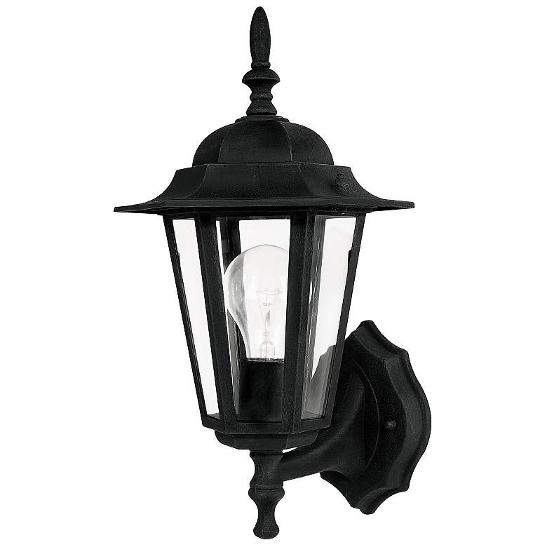 Image 1 Capital Lighting Outdoor 1 Light Outdoor Wall-Lantern Black