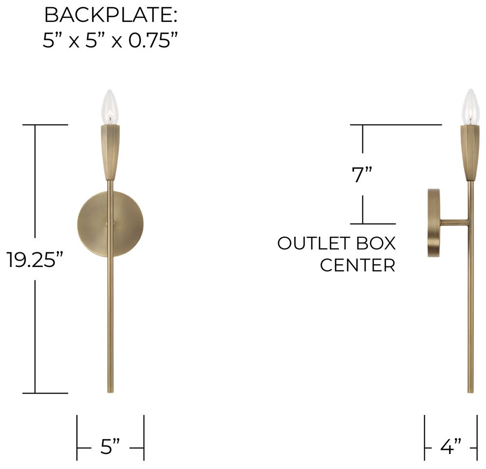 Image 7 Capital Lighting Palmer 1 Light Sconce 5 more views