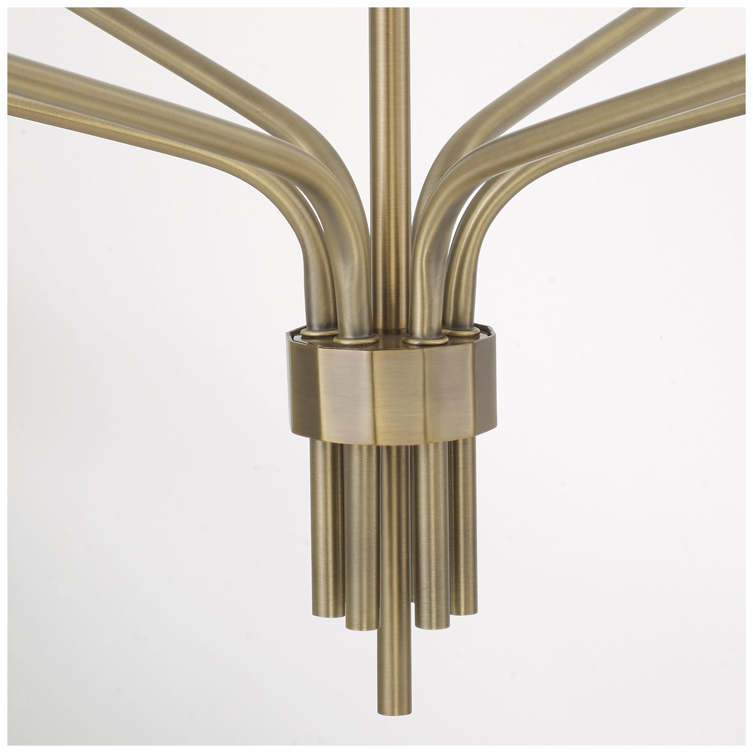 Thumbnail4 of Capital Lighting Palmer 6 Light Chandelier 34.5" Antiqued Brass more views