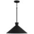 Capital Lighting Paloma 1 Light Pendant Textured Black