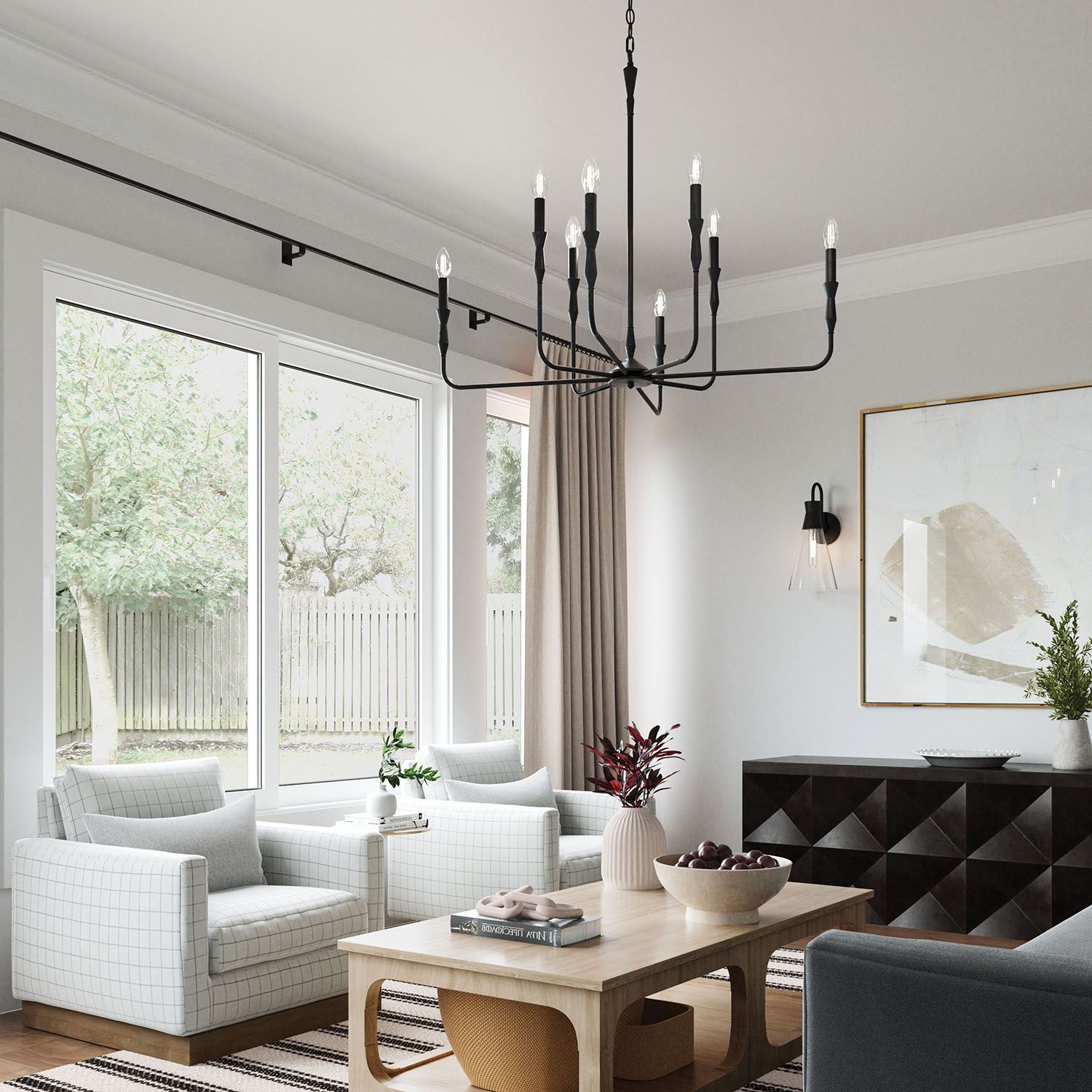 Image 7 Capital Lighting Paloma 1 Light Sconce Textured Black more views