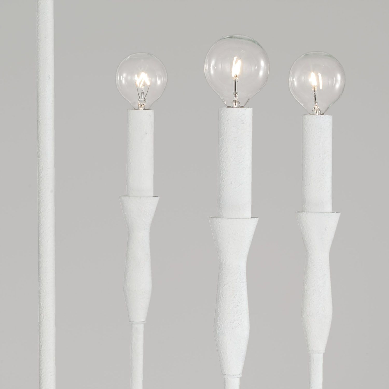 Image 3 Capital Lighting Paloma 6 Light Chandelier 20" Textured White more views